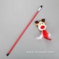 Christmas Style Snowman Cat Stick Playing Cat Toy